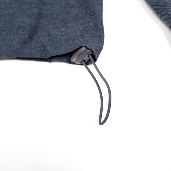 Linksoul Golf Tempus Fugit Heather Navy Quarter Pullover Windbreaker Mens Small - Picture 5 of 6